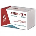 Купить азимитем, таблетки, покрытые пленочной оболочкой 300мг, 60 шт в Дзержинске