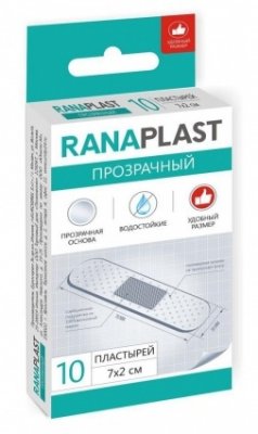 Купить фармадокт pharmadoct (ранпласт) набор водостойких пластырей прозрачных 7х2см, 10 шт в Дзержинске