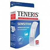 Купить пластырь teneris sensitive (тенерис) бактерицидный ионы ag нетканная основа, 20 шт в Дзержинске