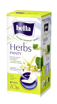 Купить bella (белла) прокладки panty herbes с экстрактом липового цвета 20 шт в Дзержинске