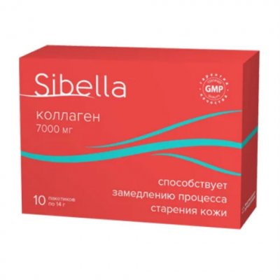 Купить sibella (сибелла) коллаген порошок, пакетики 14г, 10 шт бад в Дзержинске