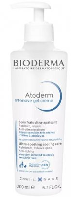 Купить bioderma atoderm (биодерма атодерм) гель-крем для лица и тела интенсив 200мл в Дзержинске