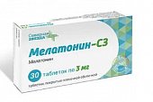 Купить мелатонин-сз, таблетки, покрытые пленочной оболочкой 3мг, 30 шт в Дзержинске