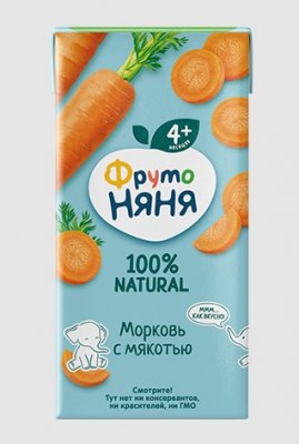 Купить фрутоняня нектар морк.с мяк. 200мл (лебедянский оао экз, россия) в Дзержинске