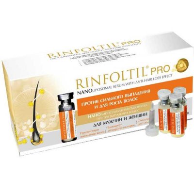 Купить rinfoltil (ринфолтил) про нанолипосомальная сыворотка против выпадения волос для женщин и мужчин, 30 шт в Дзержинске