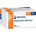 Купить мемантин-вертекс, таблетки, покрытые пленочной оболочкой 20мг, 90 шт в Дзержинске