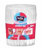 Купить bella cotton (белла) ватные палочки для макияжа make-up 72+16 шт в Дзержинске