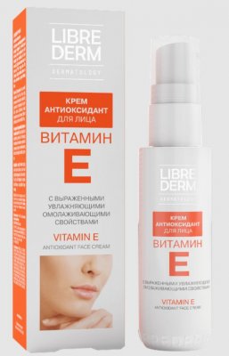 Купить librederm витамин е (либридерм) крем-антиоксидант для лица, 50мл в Дзержинске