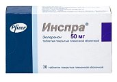 Купить инспра, таблетки, покрытые пленочной оболочкой 50мг, 30 шт в Дзержинске