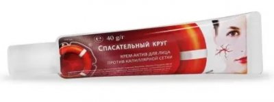 Купить спасательный круг, крем-актив для лица против капилярной сетки, 40г в Дзержинске