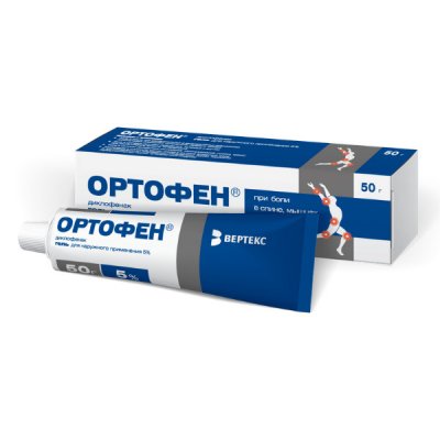 Купить ортофен, гель для наружного применения 5%, 50г в Дзержинске