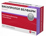 Купить бисопролол велфарм, таблетки покрытые пленочной оболочкой 10 мг, 90 шт в Дзержинске