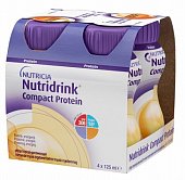 Купить nutridrink (нутридринк) компакт протеин согревающий вкус имбиря и тропических фруктов 125мл, 4 шт в Дзержинске