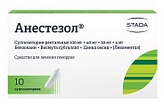 Купить анестезол, суппозитории ректальные 100мг+40мг+20мг+4мг, 10 шт в Дзержинске