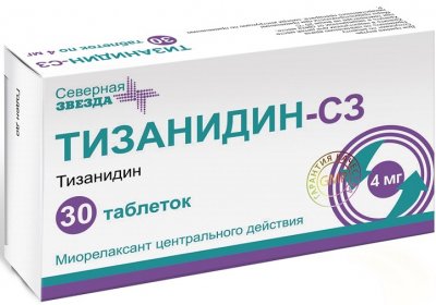 Купить тизанидин-сз, таблетки 4мг, 30шт в Дзержинске