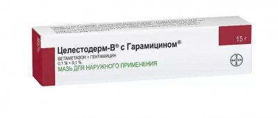 Купить целестодерм в с гарамицином, мазь для наружного применения 0,1%+0,1%, 15г в Дзержинске