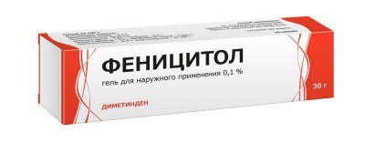 Купить феницитол, гель для наружного примения 0,1%, 30г от аллергии в Дзержинске
