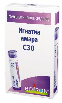 Купить игнатиа амара с30 гранулы гомеопатические, 4 г в Дзержинске