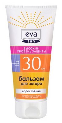 Купить eva sun (ева сан) бальзам для загара, 200мл spf30 в Дзержинске