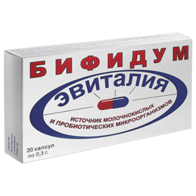 Купить эвиталия бифидум, капсулы 20 шт бад в Дзержинске