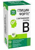 Купить глицин форте с витаминами группы в будь здоров, таблетки 60шт бад в Дзержинске