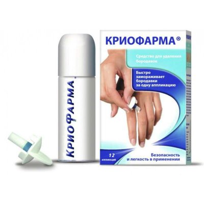 Купить криофарма, средство для удаления бородавок, аэрозоль, 35мл+12аппликаторов в Дзержинске