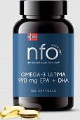 Купить норвегиан фиш оил (nfo) омега-3 ультима, капсулы 1600мг, 120шт бад в Дзержинске