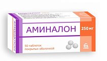 Купить аминалон, таблетки, покрытые оболочкой 250мг, 50 шт в Дзержинске