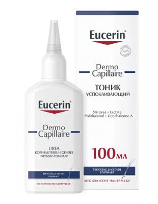 Купить eucerin dermo capillaire (эуцерин) тоник для кожи головы успокаивающий 100 мл в Дзержинске