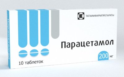 Купить парацетамол, таблетки 200мг, 10 шт в Дзержинске