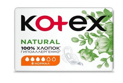 Купить kotex natural (котекс) прокладки нормал 8шт в Дзержинске