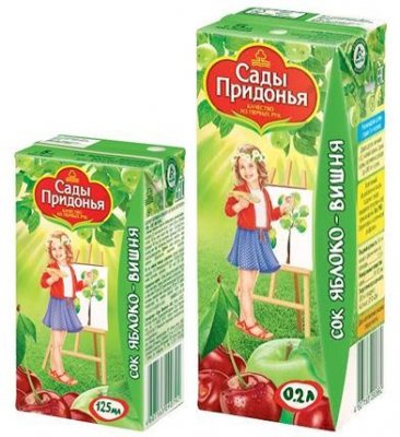 Купить сады придонья сок, ябл/виш 125мл (сады придонья апк, россия) в Дзержинске