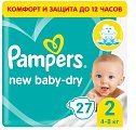 Купить pampers new baby (памперс) подгузники 2 мини 4-8кг, 27шт в Дзержинске