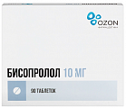 Купить бисопролол, таблетки покрытые пленочной оболочкой 10мг 90шт в Дзержинске