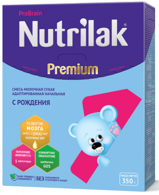 Купить нутрилак премиум 1 (nutrilak premium 1) молочная смесь с рождения, 350г в Дзержинске