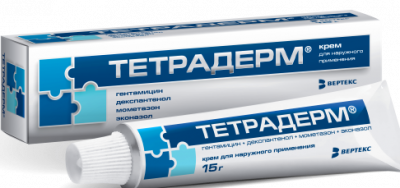 Купить тетрадерм, крем для наружного применения, 15г в Дзержинске