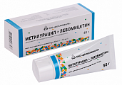 Купить метилурацил+левомицетин, мазь для наружного применения 40 мг/г+7.5 мг/г, туба 50г в Дзержинске