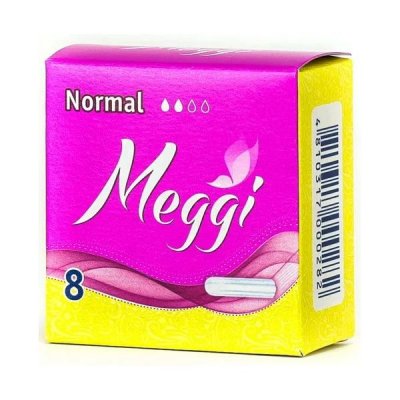 Купить meggi (мегги) тампоны гигиенические нормал, 8 шт в Дзержинске
