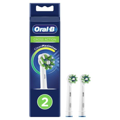 Купить oral-b (орал-би) насадка для электрической зубной щетки crossaction eb50rb, 2 шт в Дзержинске