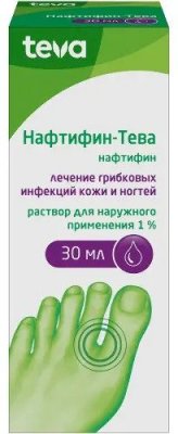 Купить нафтифин-тева, раствор для наружного применения 1%, 30 мл в Дзержинске