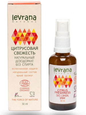 Купить levrana (леврана) дезодорант цитрусовая свежесть, 50мл в Дзержинске
