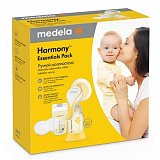 Медела (Medela) молокоотсос, Harmony ручной двухфазный с принадлежностями Essentials Pack, 1 шт