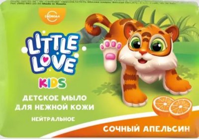 Купить little love (литтл лав) мыло для нежной кожи детское сочный апельсин 90 гр в Дзержинске