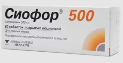 Купить сиофор 500, таблетки, покрытые пленочной оболочкой 500мг, 60 шт в Дзержинске