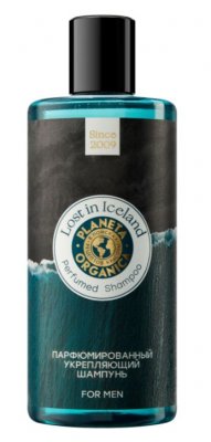 Купить planeta organica (планета органика) парфюмированный шампунь для мужчин укрепляющий «lost in iceland», for men, soul&travel, 300 мл в Дзержинске