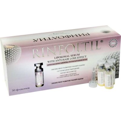 Купить rinfoltil (ринфолтил) липосомальная сыворотка против выпадения волос, потив развития ранней седины, 30 шт в Дзержинске