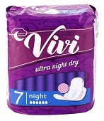 Купить vivi (виви) прокладки ночные ultra dry, 7 шт в Дзержинске