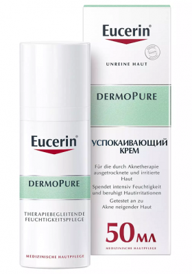 Купить eucerin dermopure (эуцерин) крем для лица для проблемной кожи успокаивающий 50 мл в Дзержинске