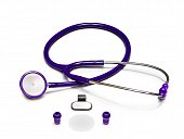 Купить стетоскоп amrus (амрус) 04-ам410 premium медицинский двухсторонний терапевтический, фиолетовый в Дзержинске