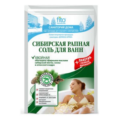 Купить фитокосметик санаторий дома соль д/ванн сибирская рапная хвойная 530г в Дзержинске